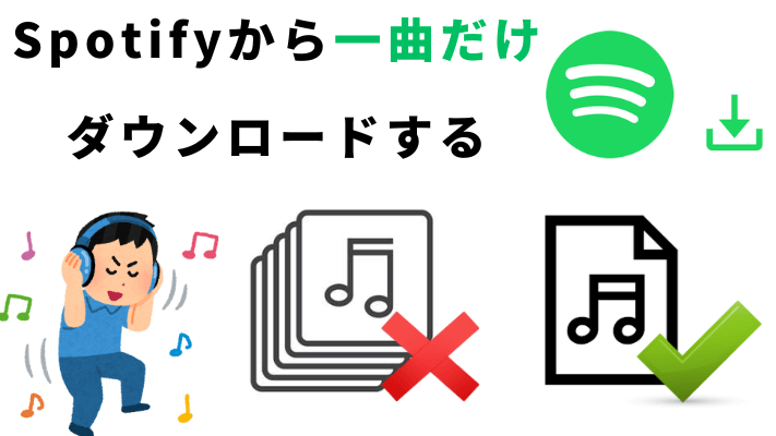  Spotifyから一曲だけダウンロード